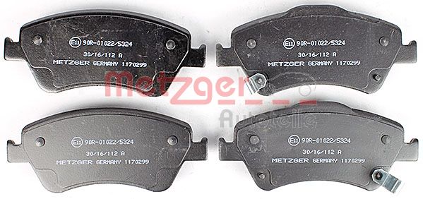 METZGER 1170299 GREENPARTS Bremsbelagsatz, Scheibenbremse